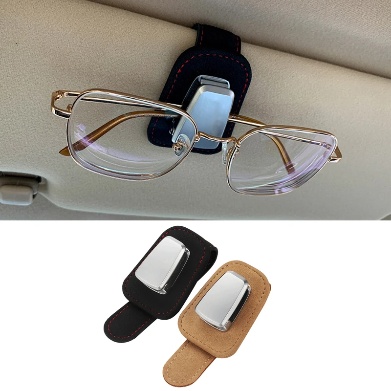 1pcs Universal Portable Car Glass Clip Glasses Cases Ticket Card Clamp