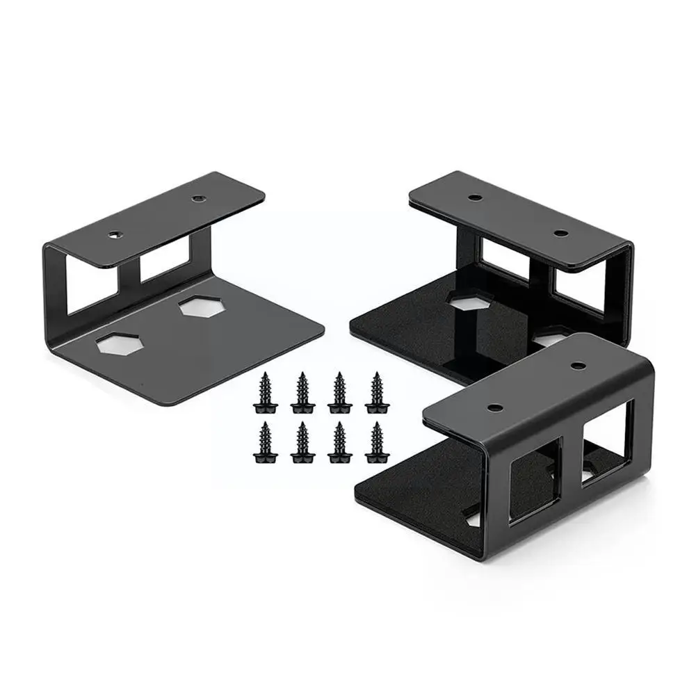 Wall Mount Laptop Stand Invisible metal Bracket Laptop Shelf For Under Desk Keyboards Wi-Fi Router Storage Holder Set desk organizer,storage organizer