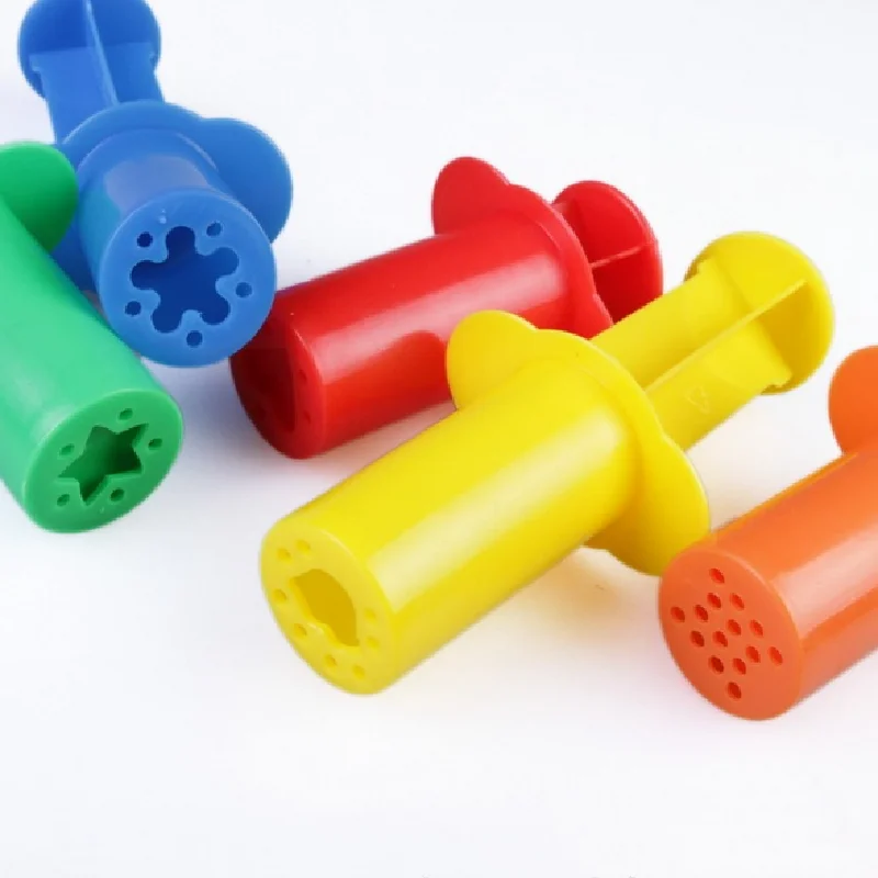 3D Plasticine Tools Playdough Set Color Play Dough Model Tool Toys Clay Moulds Deluxe Set