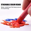12-48pcs of Ultra-Soft Oil Painting Stick Set, Washable Macaron-Colored Crayons for Graffiti And DIY Art. 6