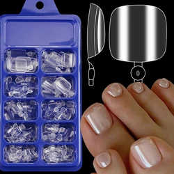 Elegant Nude Pink Press - On Toenail Extensions - Full Cover Set (120 Pieces) (TD239 - 4)