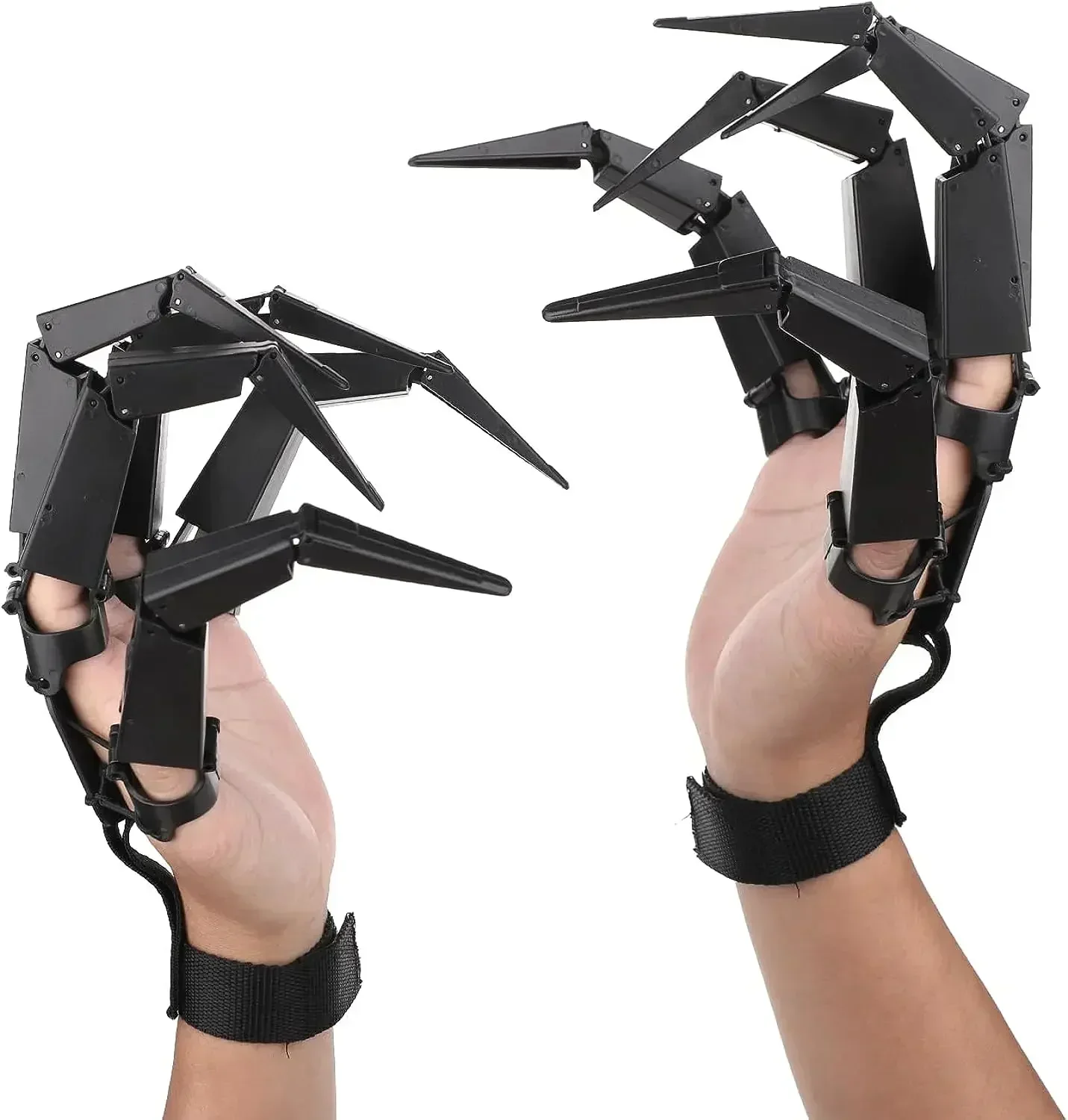 Halloween Articulated Fingers Fake Fingers Scary Skeleton Hand Cosplay Finger Glove Realistic Horror Ghost Claw Prop Party Decor