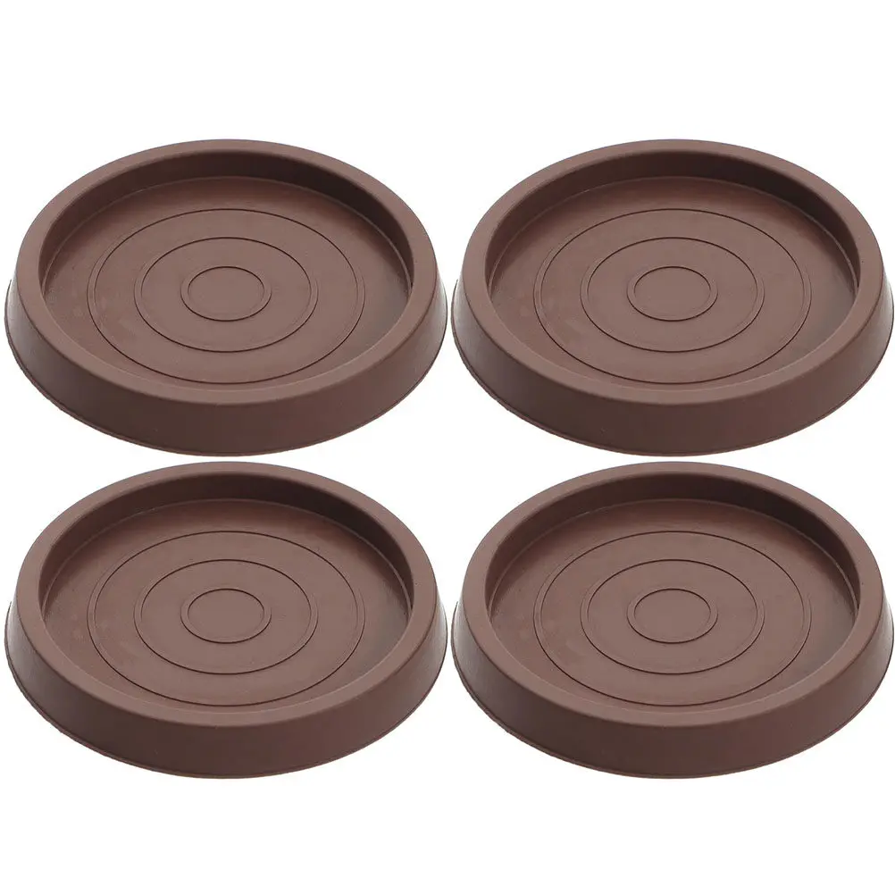 4Pcs 나무 바닥용 미끄럼 방지 가구 코스터 컵 내마모성 테이블 의자 다리 패드 바닥 보호대 무소음 이동
