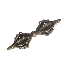 

Delicate Brass Vajra Pestle Adornment Desktop Brass Craft Office Ornament