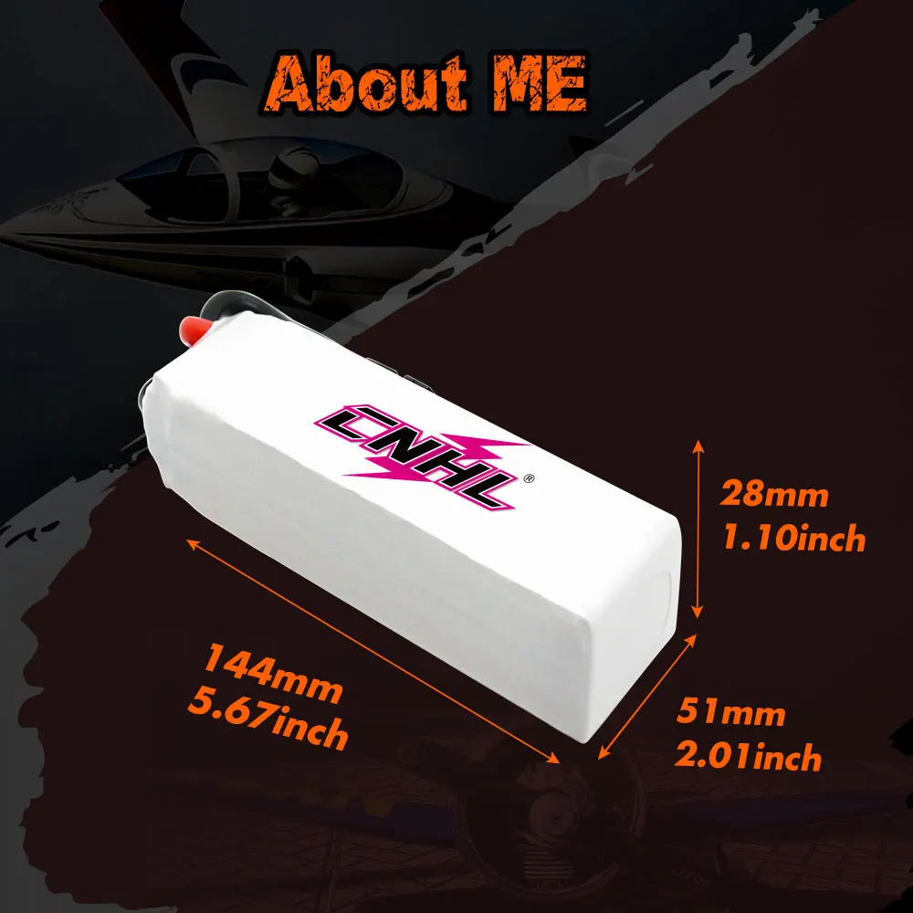 CNHL 11.1V 3S Lipo Battery 4000mAh 70C With XT90 Plug For RC Car Rock Crawlers Airplane Vehicle Tank Truck Catamaran Boat 3