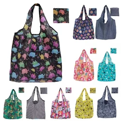 Eco - Friendly Reusable Waterproof Tote Bag Set - 10 Pack Large Capacity Folding Handbags (10pcs)