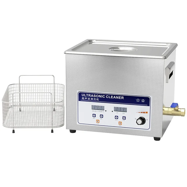 10L 40KHz Power Analog Adjust PCB Ultrasonic Cleaner Machine Sonic Cleaning Washer for Optical Lens Lab Beaker Watch Glasses 6