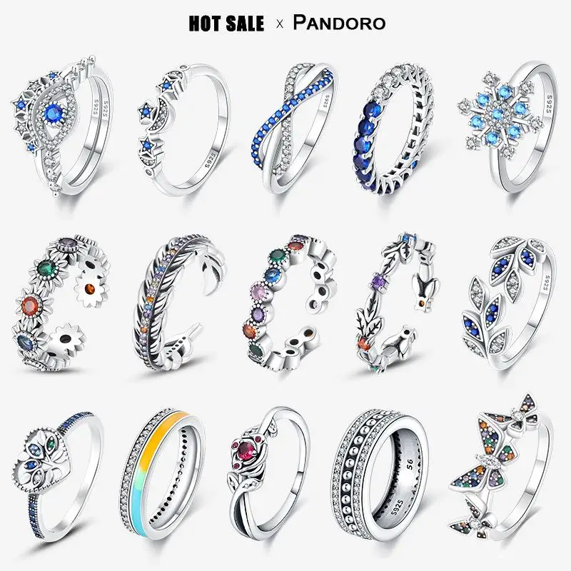 Pavé Open Silver Ring Sparkling Rows Of Gemstones Eternity Ring Butterfly Mosaic Ring Beauty And The Beast Ruby Ring 2024 Nuovo In