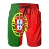 Classic 3d Print Portugal Flag Beach Shorts Men Quick Dry Bathing Suits Loose Surf Board Shorts Popular Sports Swim Trunks 1