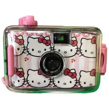 Kawaii Sanrioed Anime Kittys Cinnamoroll Kuromi Sturdy and durable Portable Travel Waterproof Camera Christmas Birthday Gift