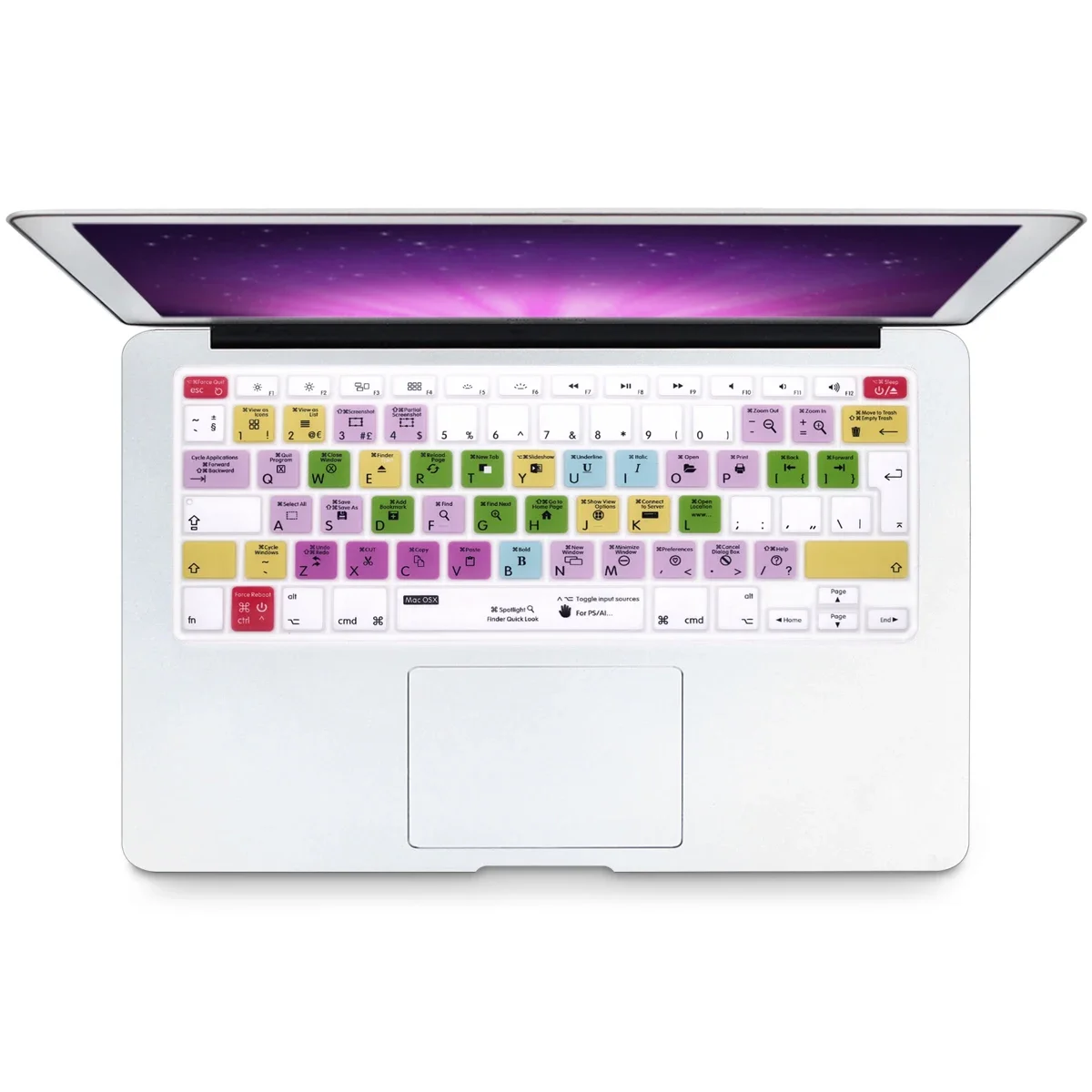Silicone Keyboard Cover EU Layout for MacBook Air 13" A1466 A1369 A1278 A1286 A1502 A1425 A13 for MacBook Pro 13/15" 2015
