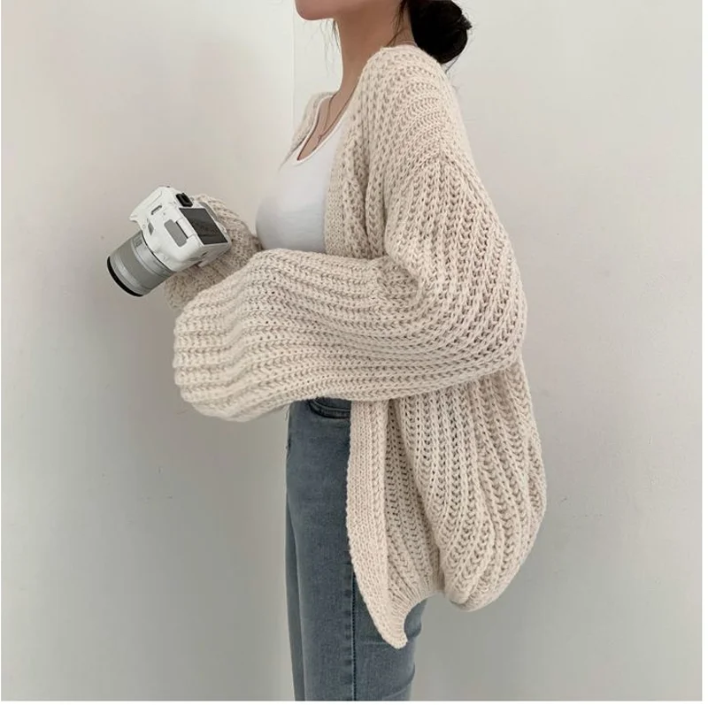 2026 Vintage Harajuku Lantern Sleeve Women Cardigan Sweater Casual Korean Fall Streetwear Tops Chic Lazy Wind Y2k Sweater 13 Sa949756d4f78407faaa9b2d2b295bb1dk