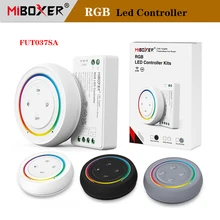 

MIBOXER FUT037SA RGB LED Controller Kits 6A/Channel 12-24v 2.4G Rainbow Remote Work for RGB Led strip lamp