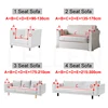 New velvet sofa cover, softer and thicker home protection cover, suitable for L-shaped sofa cover,Armrest sofa covers for home 2