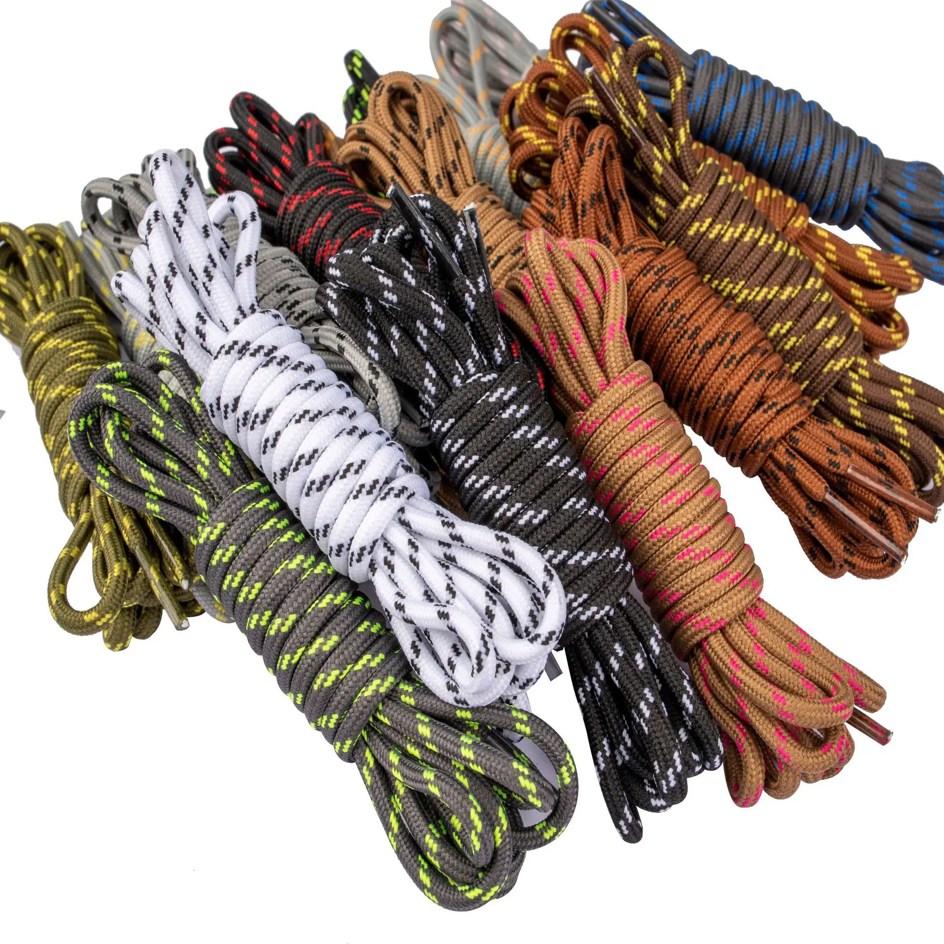 

1Pair Double Flat Laces High Quality Polyester Shoelaces Fashion Sports Casual Shoe Lace Flat Shoelace 18Colors Shoelace Unisex