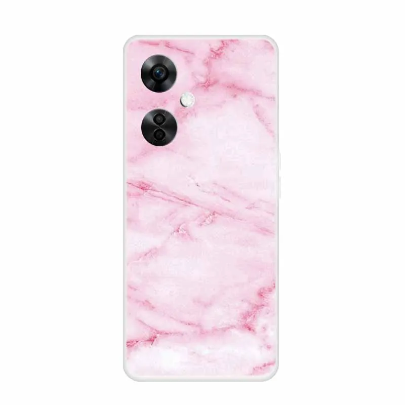 Marble Clear Soft TPU Silicone Phone Cover, Transparent