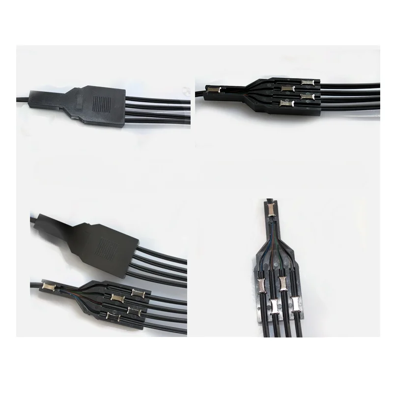 Outdoor Fiber Optic Drop Cable FTTH 4 Cores Single Mode Fiber Patch Cord Jumper with LC SC UPC Connector 50m 80m 100m