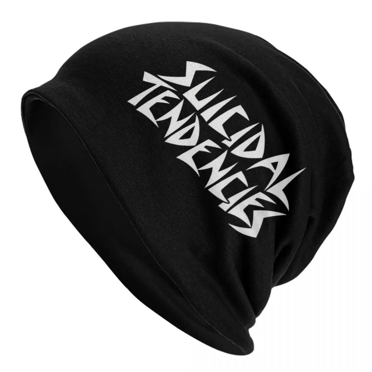 

Black Metal Rock Cap Suicidal Tendencies Hip Hop Men Women Street Skullies Beanies Hats Spring Warm Multifunction Bonnet Hat