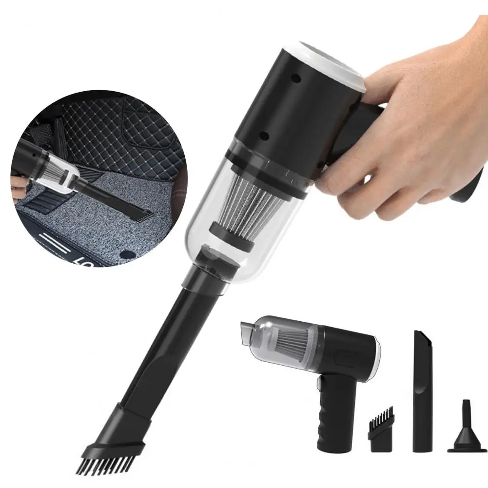 Handheld Car Vacuum Cleaner Kit Strong Suction Low Noise Lightweight Rechargeable Portable Wireless Car Cleaner Dust Remover