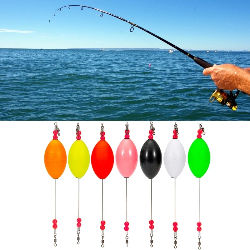 Fishing Bobbers Floats Weighted for Float Rig Rattle Popping Cork Weighted  Popping Floats Saltwater Fishing Tackle