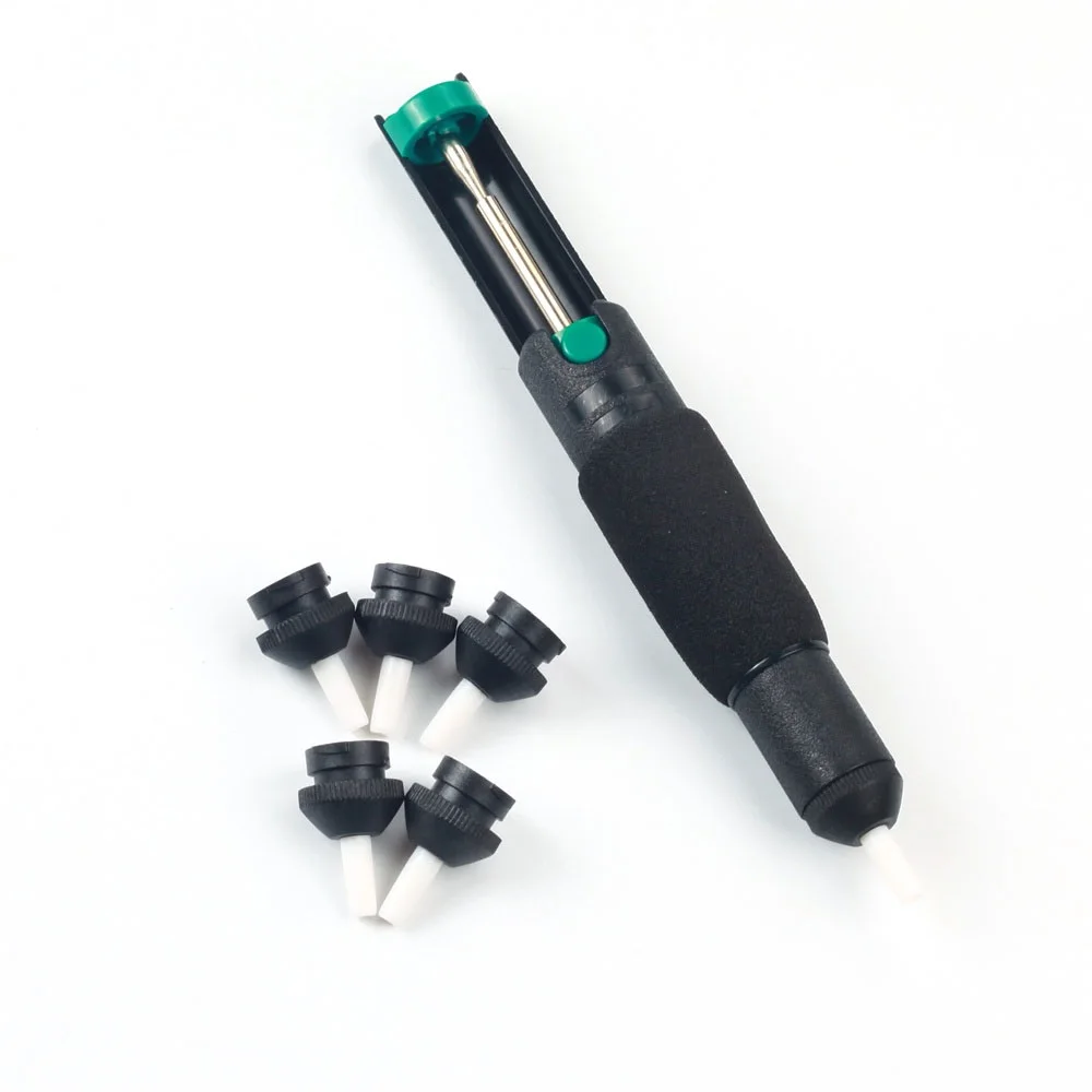 

Desoldering Pump Suction Tin Gun Soldering Sucker Pen Removal Vacuum Soldering Iron Desolder Hand Welding Tools
