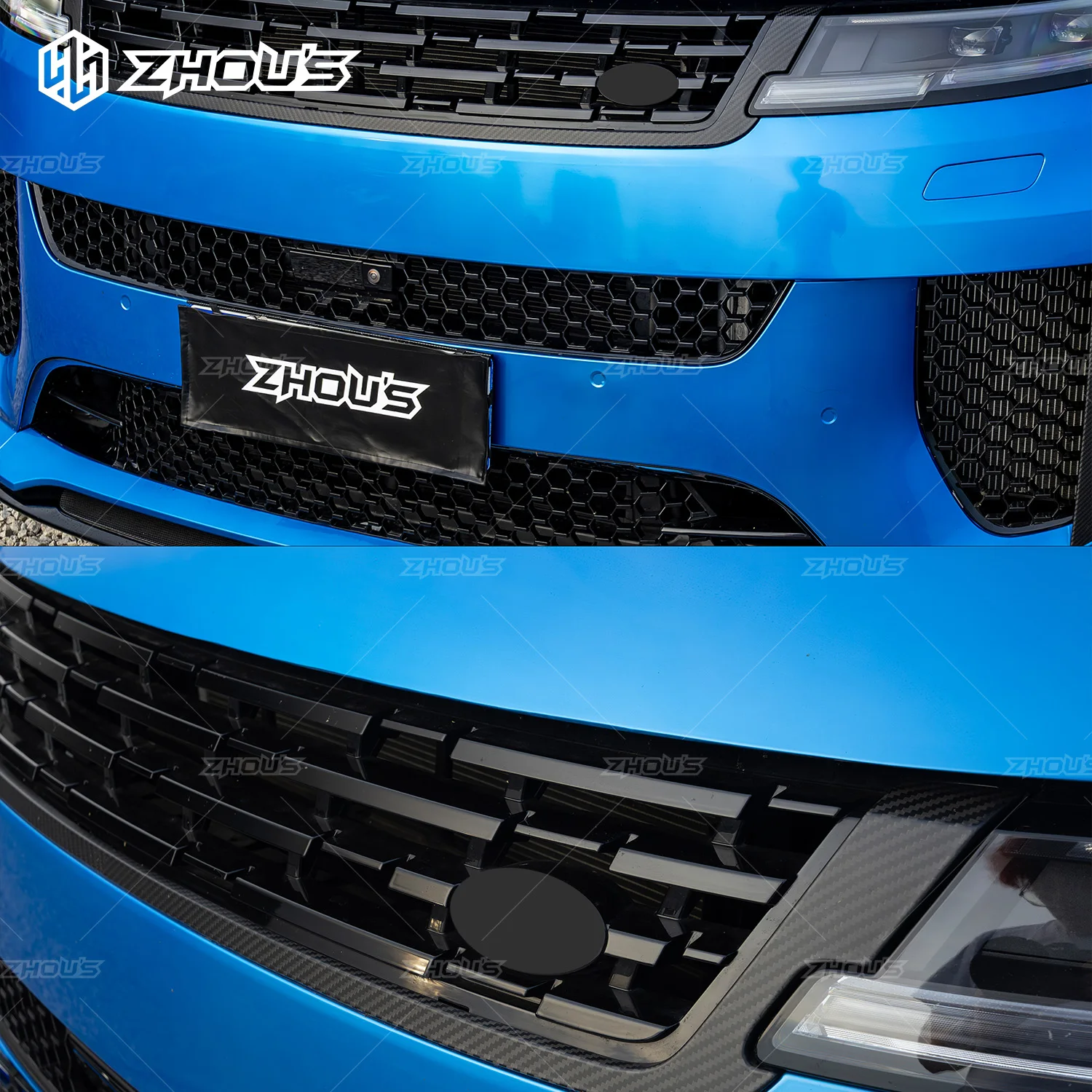 Zhous Design Latest Custom Auto Parts for Land Rover Sport L461 Side Skirt Rear Bumper SV Style Body Kit