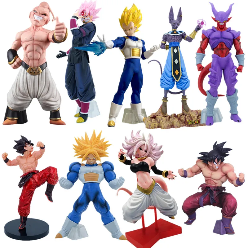 Figuras de acción de Dragon Ball Z, colección de 41 estilos, Vegeta, Son  Goku, Gohan, Vegeta, Gogeta, Piccolo, Majin, Buu, juguetes de modelo  celular - AliExpress