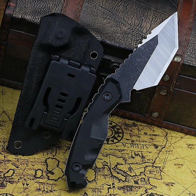 U.s.a dehong SA-24-1 dc53スチール屋外ハンティングナイフシャープ  