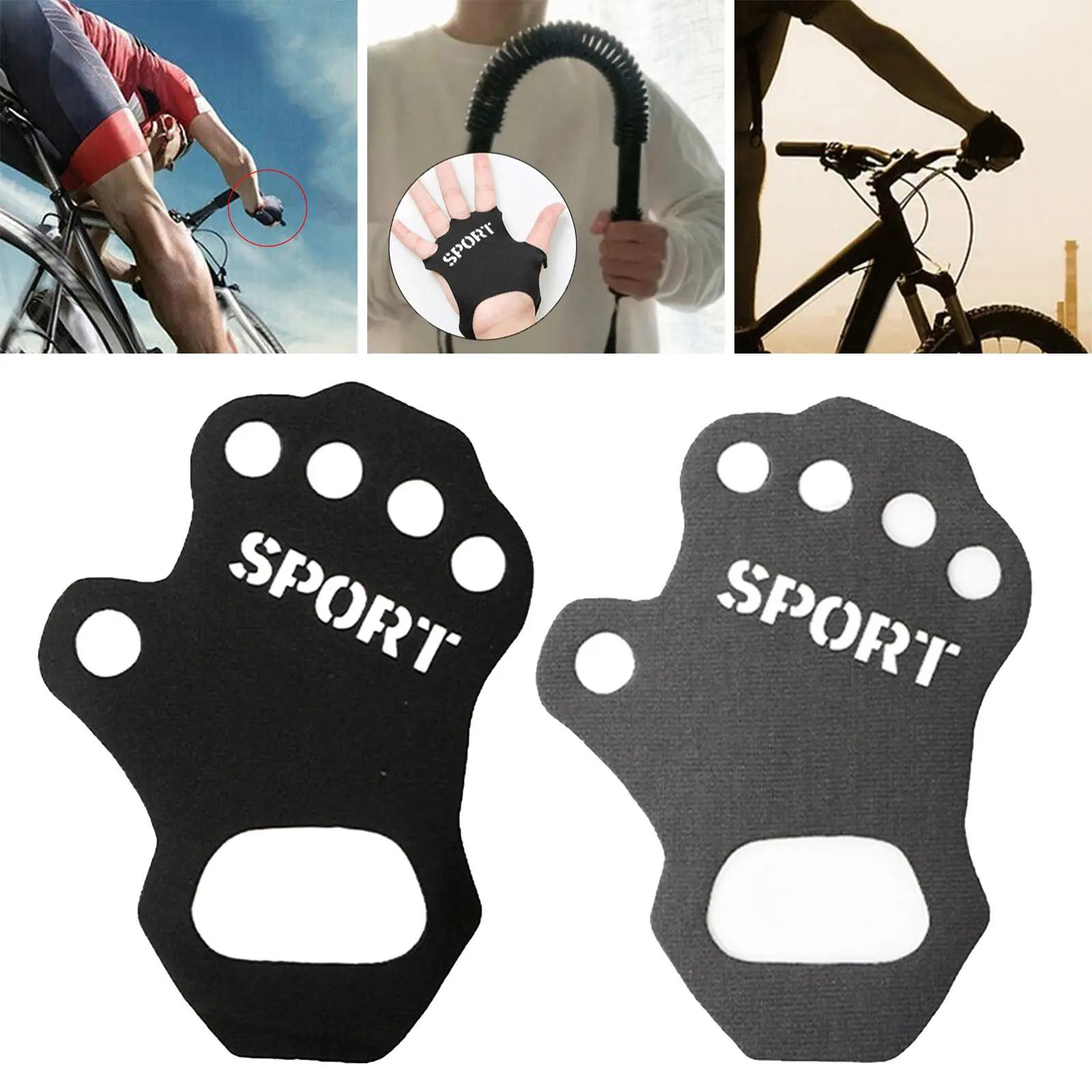 Palm Pad Handschuh atmungsaktive Handschuhe Teil handschuh langlebiger Gewichtheben Handschuh für Powerlifting Gym Fitness Reiten Sport hängen