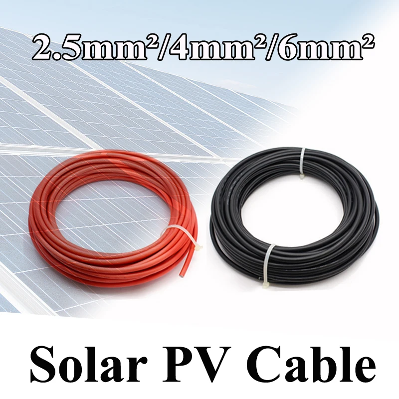 Solar cable 10mm2, 1500V, black