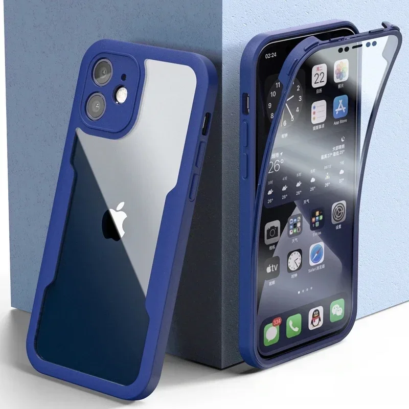 Ultimate 360° Full Body Clear Shockproof Silicone Case