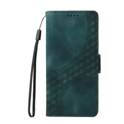 Premium Magnetic Leather Wallet Flip Phone Cover - Protective Case for OPPO A40 4G (Green)