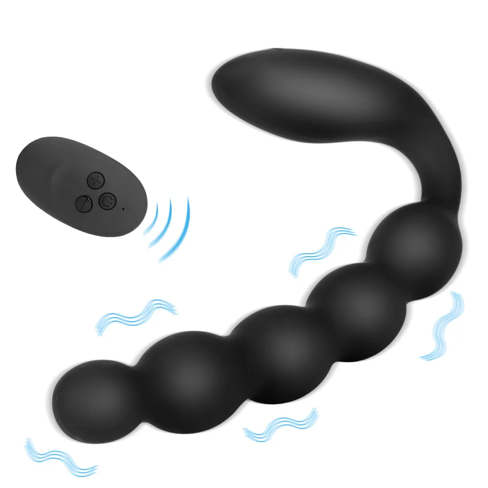 Perlen Analplug Mit Vibration Für Frauen Prostata Massage Für Männer_voghion.com
