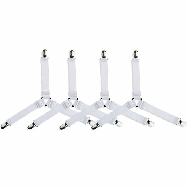 4-Piece Non-Slip Bed Sheet Holder Set
