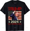 Donald Trump T Shirt For Men 2024 American President Election Campaign T-Shirt Unisex Street Oversized Short Sleeve Tee Shirts 4