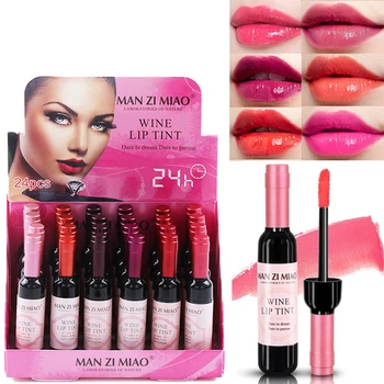 24pcs Matte Lipstick Set Free Shipping Waterproof Lip Tint Long Lasting Makeup Gloss Wholesale Bulk Batom 1