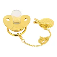 BOSS with Dust Cover Silicone BOSS Pacifier 0-36 months Newborn Baby Silicone Pacifier Photography Accessories 5