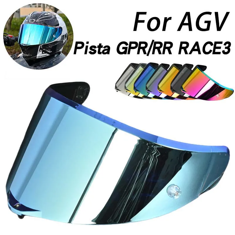 16 Colors Motorcycle Full Face Helmet Visor Lens Case for AGV PISTA GP ...