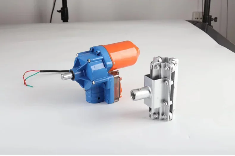 Attrezzatura Plastica Kingzo Film Reeler Hydroponics Serra Roll Up Motor Fabbricazione Trinog