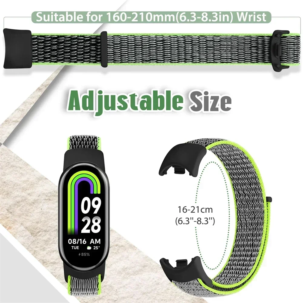 Breathable Nylon Loop Strap for Smart Bracelet Wristband Accessories