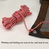 Strong Nylon Fiber Braided Rope Outdoor Clothesline for Shading Net Tarpaulin Rainproof Cloth Fixed Cord Multi-Role Lashing Rope 5