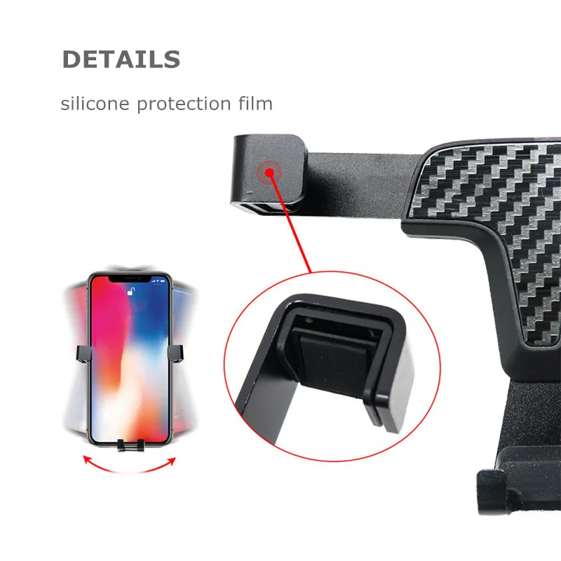 Phone Holder For BYD Dolphin EV Air Vent Mount Mobile Phone Support Stand Car Accessories