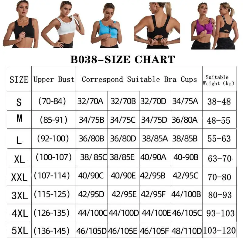 Front Zipper Sports Bra Professional High-strength 4-level Shock-absorbing Sports Bralette without Steel Ring Running Vest Tops