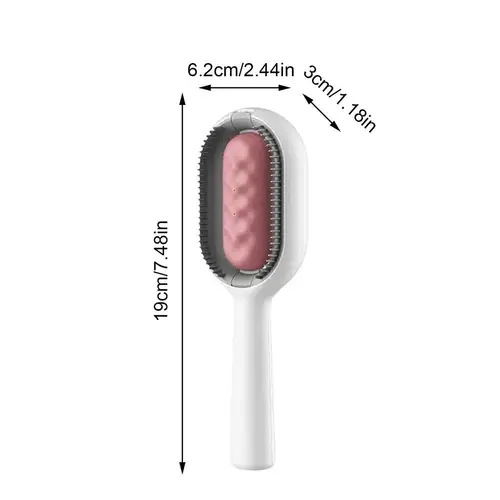 범용 양면 고양이 털 빗, 반려동물 매듭 제거기, 반려동물 털 청소, 그루밍 매듭 도구, 반려동물 털 제거 빗, 4 in 1, 1PC 7