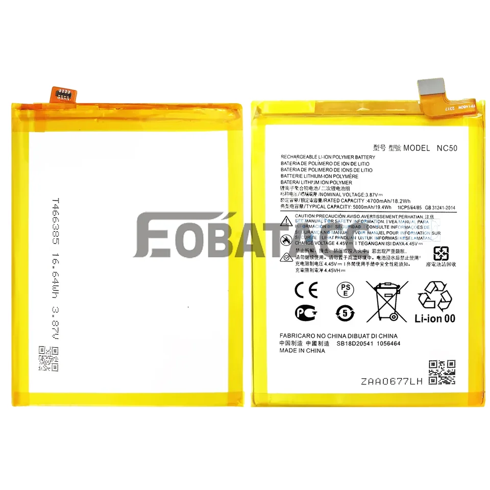 Batterie Originale Motorola NC50 Pour G41 - SB18D20540 - Neuve Sous Blister