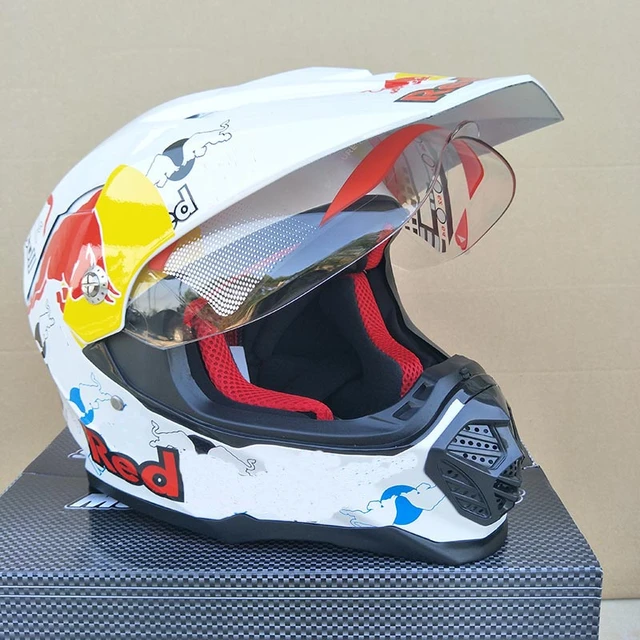 Casco de motocross para hombre, capacete para motocicleta, todoterreno,  aprobado por DOT - AliExpress