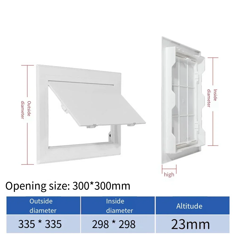 Inspection Port Access Panel Door Plastic Removable Opening Flap Cover Plate Hatch Cover Doors Wall Ceiling,access panel