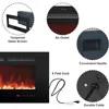 48 Inches Electric Fireplace Inserts, Recessed and Wall Mounted Fireplace Heater for Indoor Use with Remote Control fireplace 5