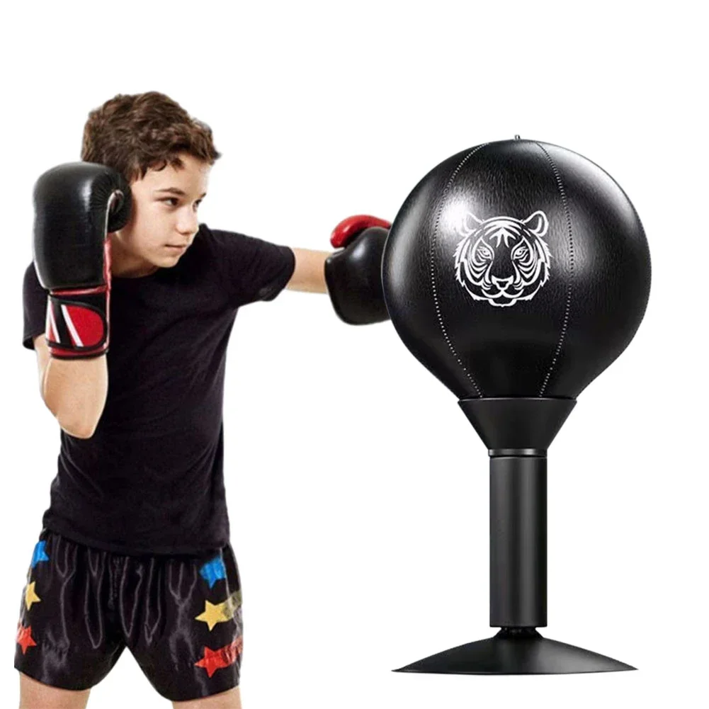 Desktop Punching Bag with Suction Cup Stress Buster Heavy Duty Stress Relief Punching Speed Ball for Office Table and Counters