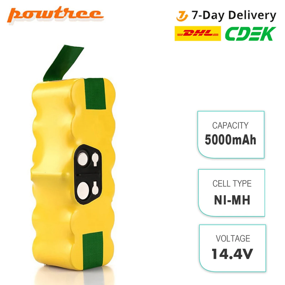 Batteria Per Aspirapolvere 14.4 V 5000Mah Per Irobot Roomba 500 600 700 800 900 Serie 14.4 V Batterie Ricaricabili 620 650 770 780